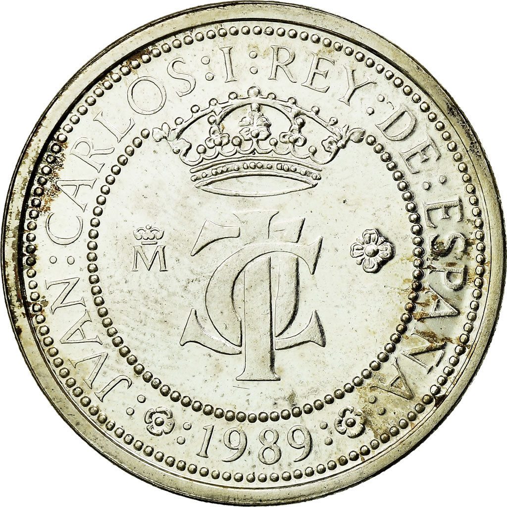 Moneda, España, Juan Carlos I, 200 Pesetas, 1989, Madrid, FDC, Plata, KM:835