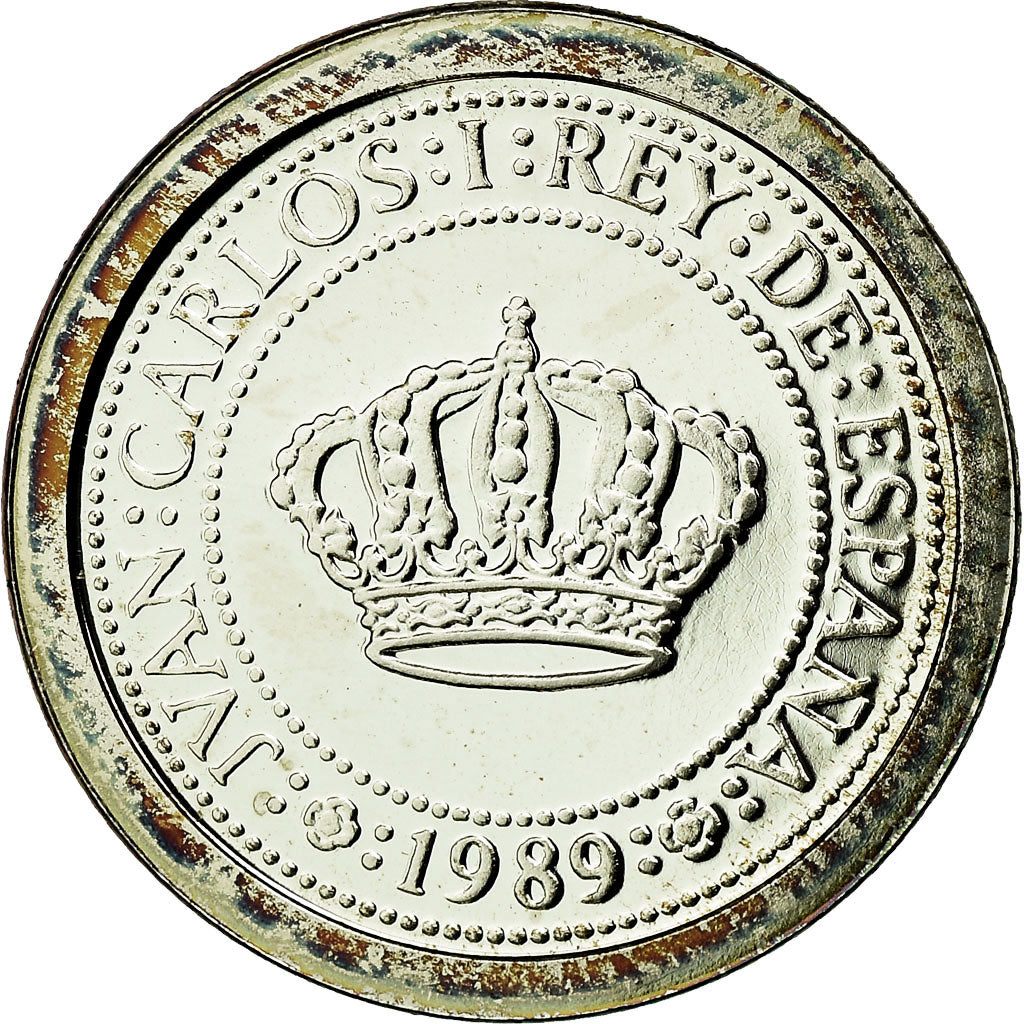 Moneda, España, Juan Carlos I, 100 Pesetas, 1989, Madrid, FDC, Plata, KM:834