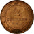 Moneta, Francja, Cérès, 2 Centimes, 1883, Paris, AU(55-58), Bronze, KM:827.1