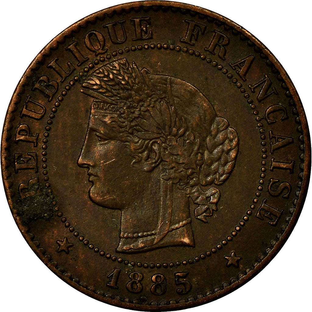 Moneda, Francia, Cérès, Centime, 1885, Paris, MBC+, Bronce, KM:826.1