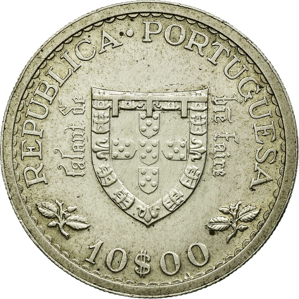 Coin, Portugal, 10 Escudos, 1960, Lisbon, AU(55-58), Silver, KM:588