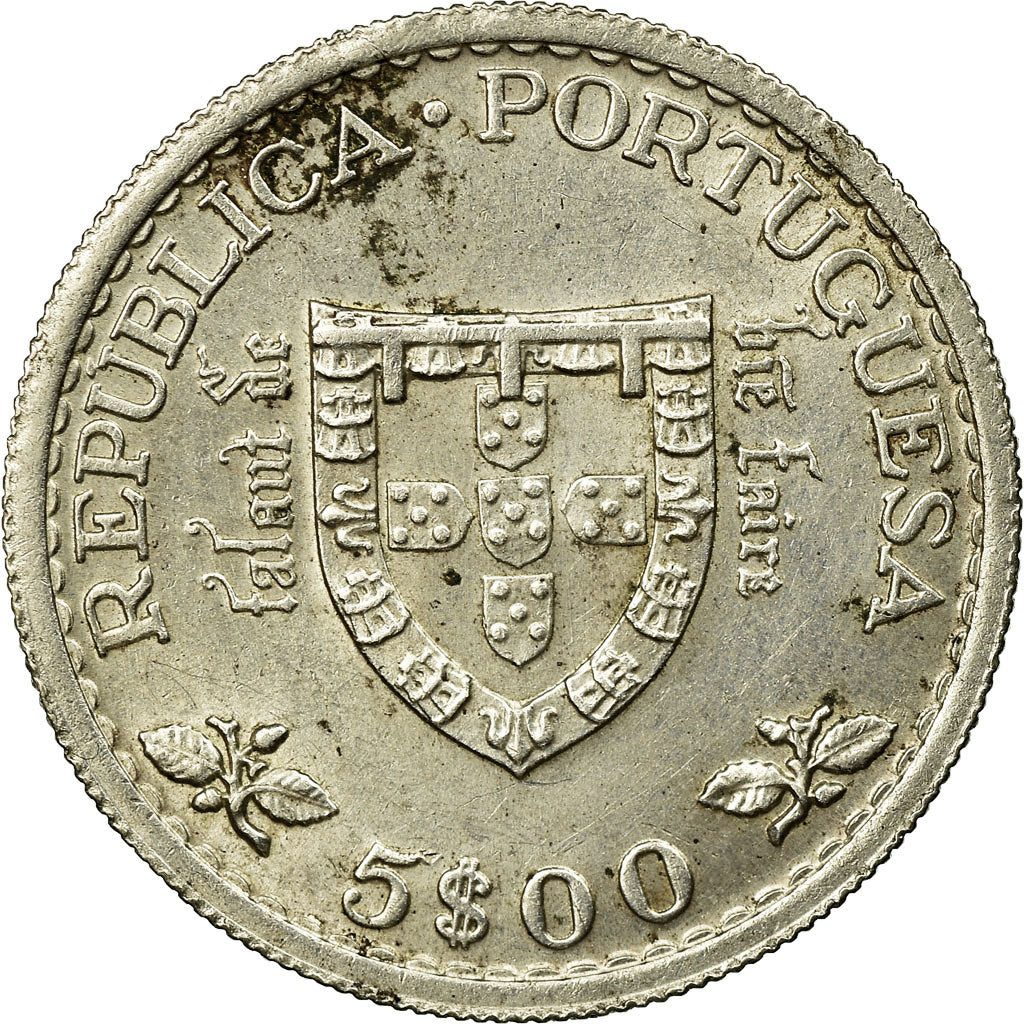 Moneda, Portugal, 5 Escudos, 1960, Lisbon, MBC+, Plata, KM:587