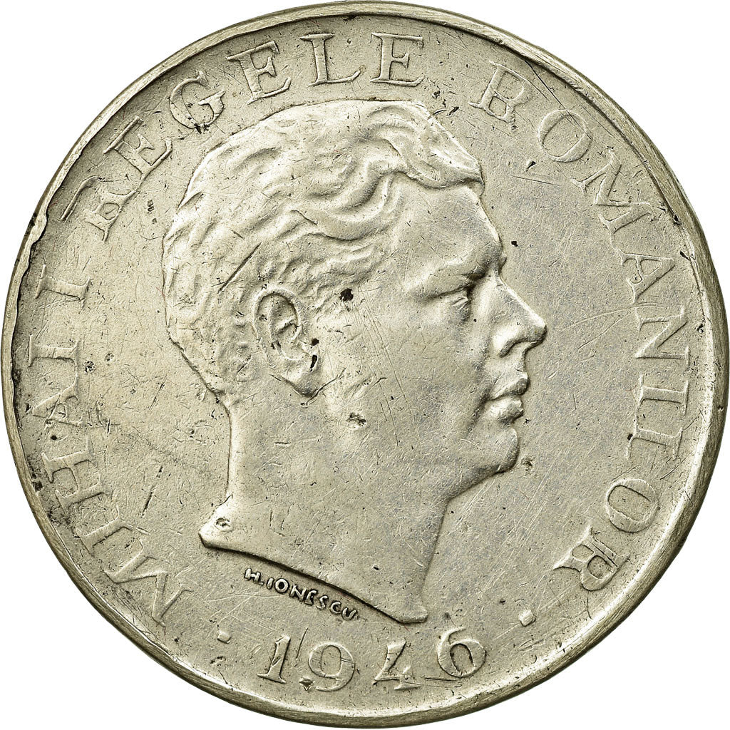 Coin, Romania, Mihai I, 100000 Lei, 1946, EF(40-45), Silver, KM:71