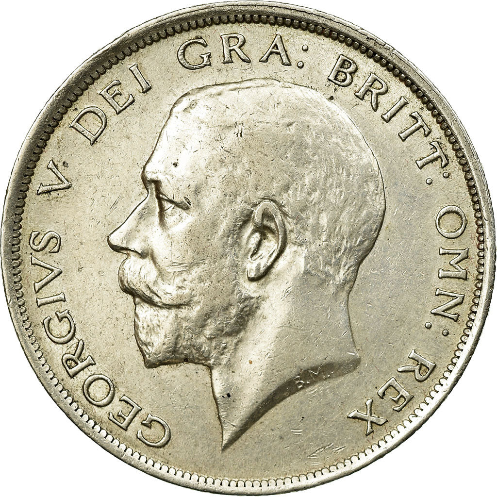 Coin, Great Britain, George V, 1/2 Crown, 1916, EF(40-45), Silver, KM:818.1