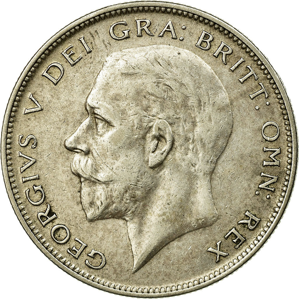 Coin, Great Britain, George V, 1/2 Crown, 1929, EF(40-45), Silver, KM:835