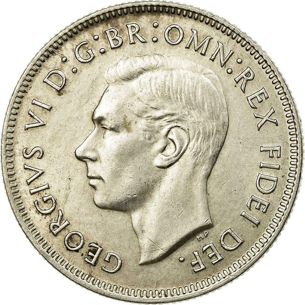 Moneta, Australia, George VI, Florin, 1951, Melbourne, BB+, Argento, KM:47