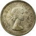 Moneta, Sudafrica, Elizabeth II, 2-1/2 Shillings, 1954, Pretoria, BB+, Argento