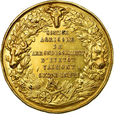 France, Medal, Comice Agricole d'Yvetot Valmont, 1869, AU(55-58), Gold