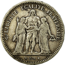 Coin, France, Hercule, 5 Francs, 1873, Paris, VF(30-35), Silver, KM:820.1