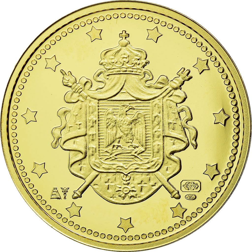 France, Medal, Napoléon Ier, History, MS(65-70), Gold