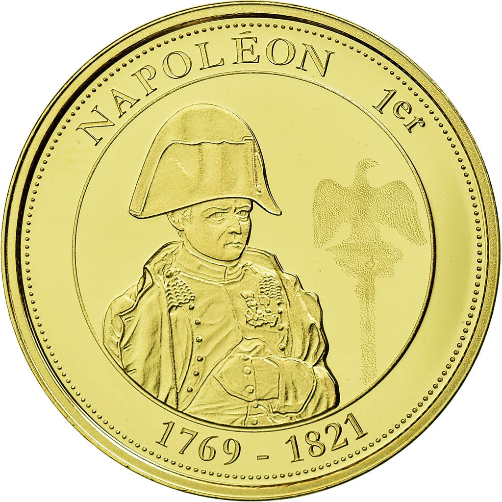 France, Medal, Napoléon Ier, History, MS(65-70), Gold