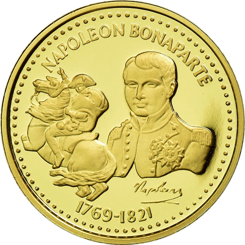 Francia, medaglia, Napoléon Bonaparte, History, FDC, Oro