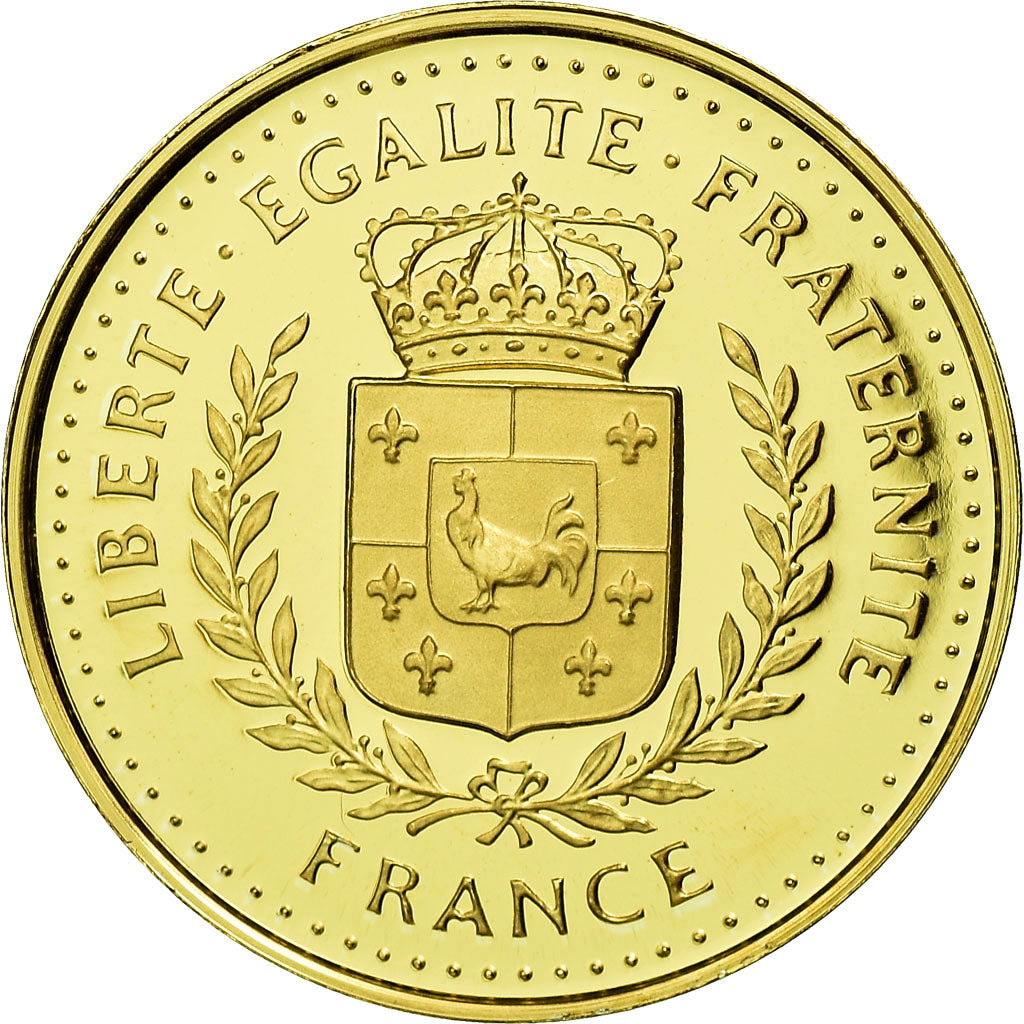 Francia, medaglia, Napoléon Bonaparte, History, FDC, Oro