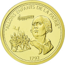 France, Medal, La Marseillaise, History, MS(65-70), Gold
