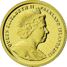 Coin, Falkland Islands, William & Kate, 1/64 Crown, 2011, MS(65-70), Gold