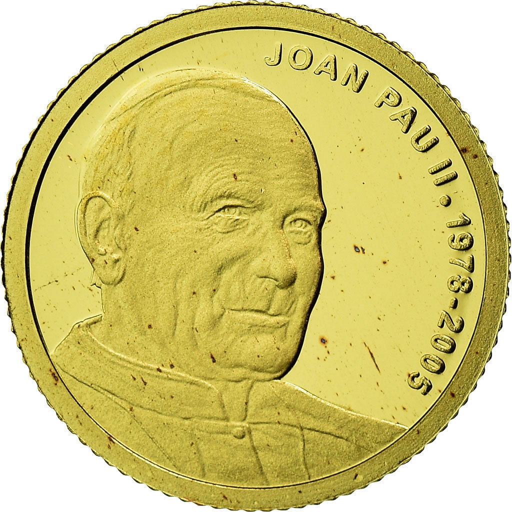 Coin, Andorra, Jean-Paul II, 2 Diners, 2009, MS(65-70), Gold