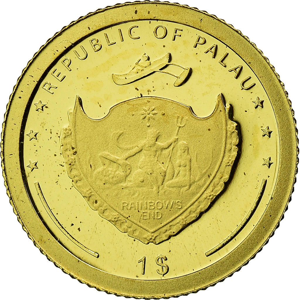 Coin, Palau, Columbus, Dollar, 2006, CIT, MS(65-70), Gold