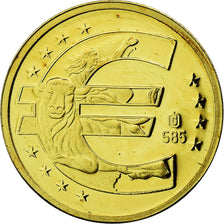 Francia, medalla, 10 Ans de l'Euro, Saint-Marin, 2009, FDC, Oro