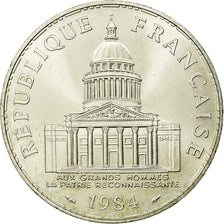 Moneta, Francia, Panthéon, 100 Francs, 1984, Paris, SPL, Argento, KM:951.1