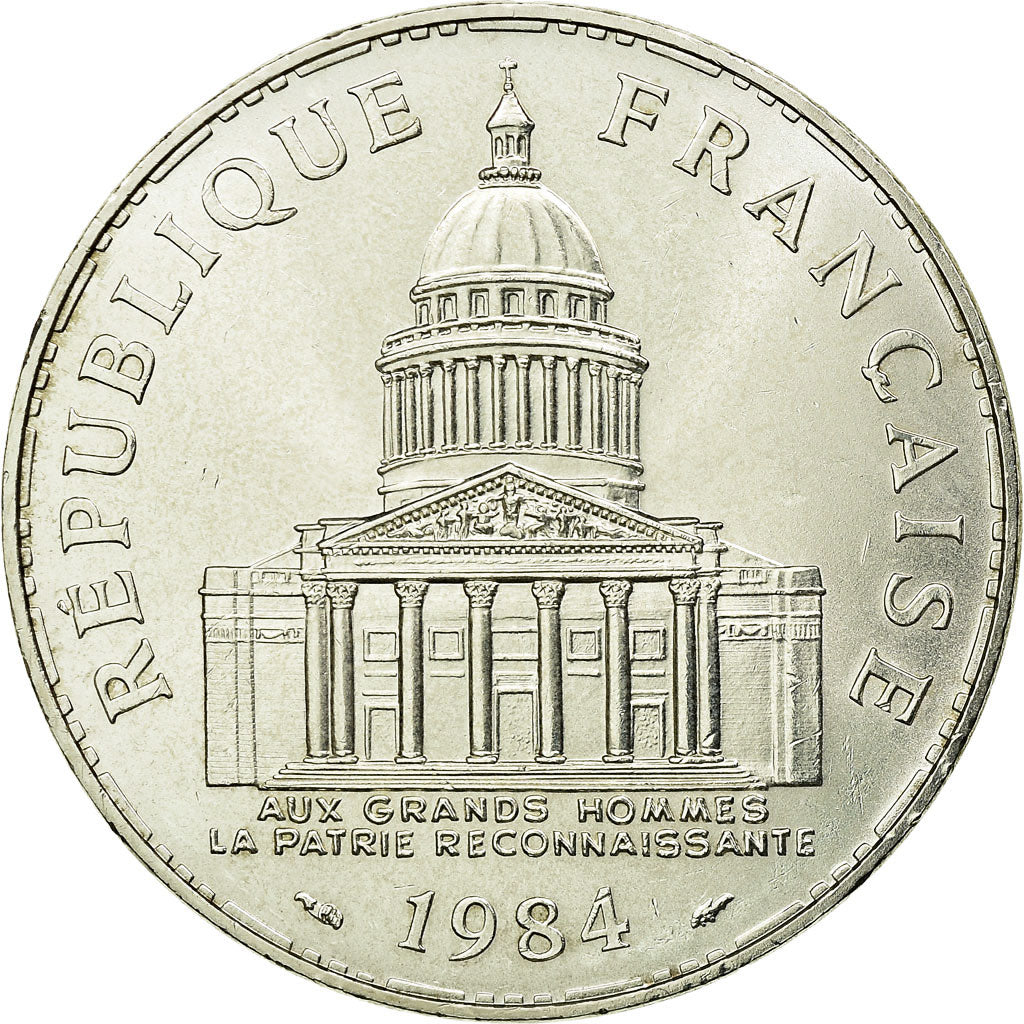 Münze, Frankreich, Panthéon, 100 Francs, 1984, Paris, VZ+, Silber, KM:951.1