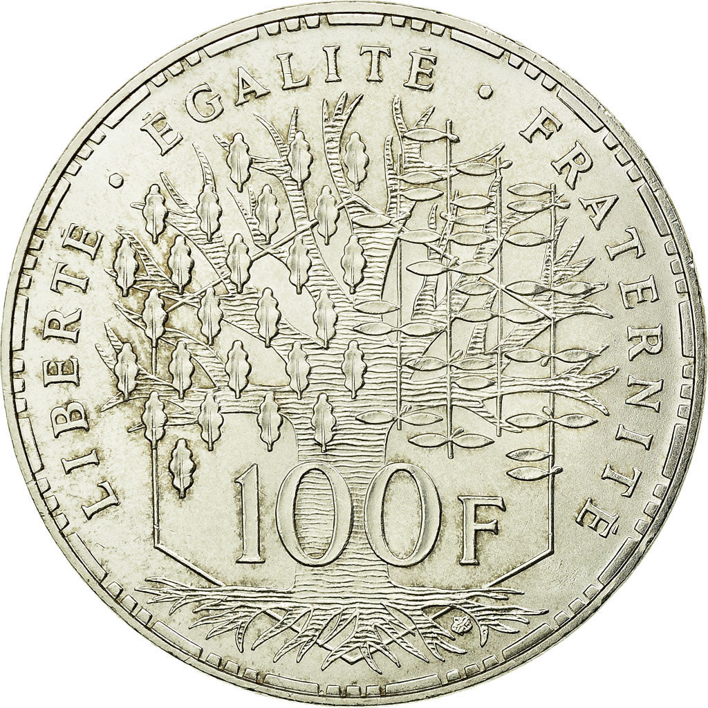 Münze, Frankreich, Panthéon, 100 Francs, 1984, Paris, VZ+, Silber, KM:951.1