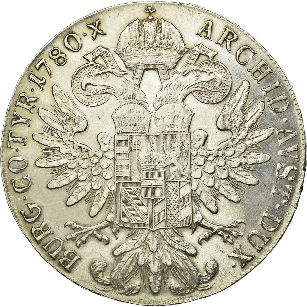 Coin, Austria, Maria Theresa, Thaler, 1780, Vienna, MS(60-62), Silver, KM:1866.2