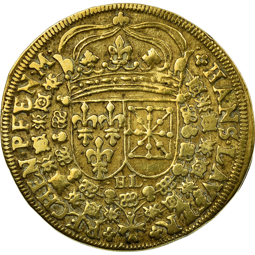 France, Jeton, Jetons de Nuremberg, Louis XIII, TTB+, Laiton