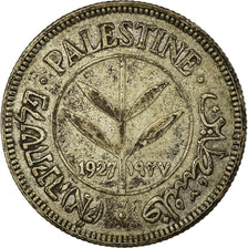 Coin, Palestine, 50 Mils, 1927, VF(30-35), Silver, KM:6