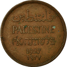 Monnaie, Palestine, Mil, 1927, TTB, Bronze, KM:1