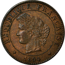 Coin, France, Cérès, Centime, 1894, Paris, AU(55-58), Bronze, KM:826.1