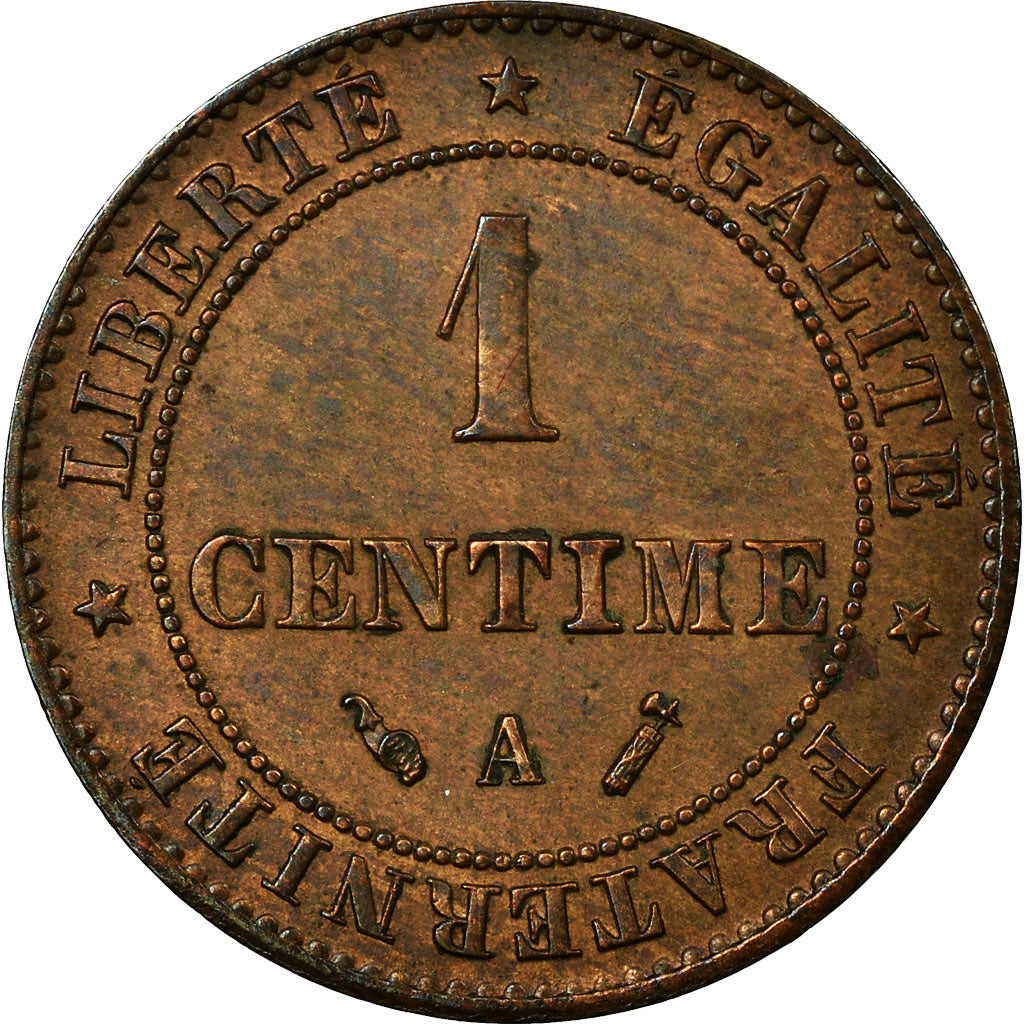 Coin, France, Cérès, Centime, 1894, Paris, AU(55-58), Bronze, KM:826.1