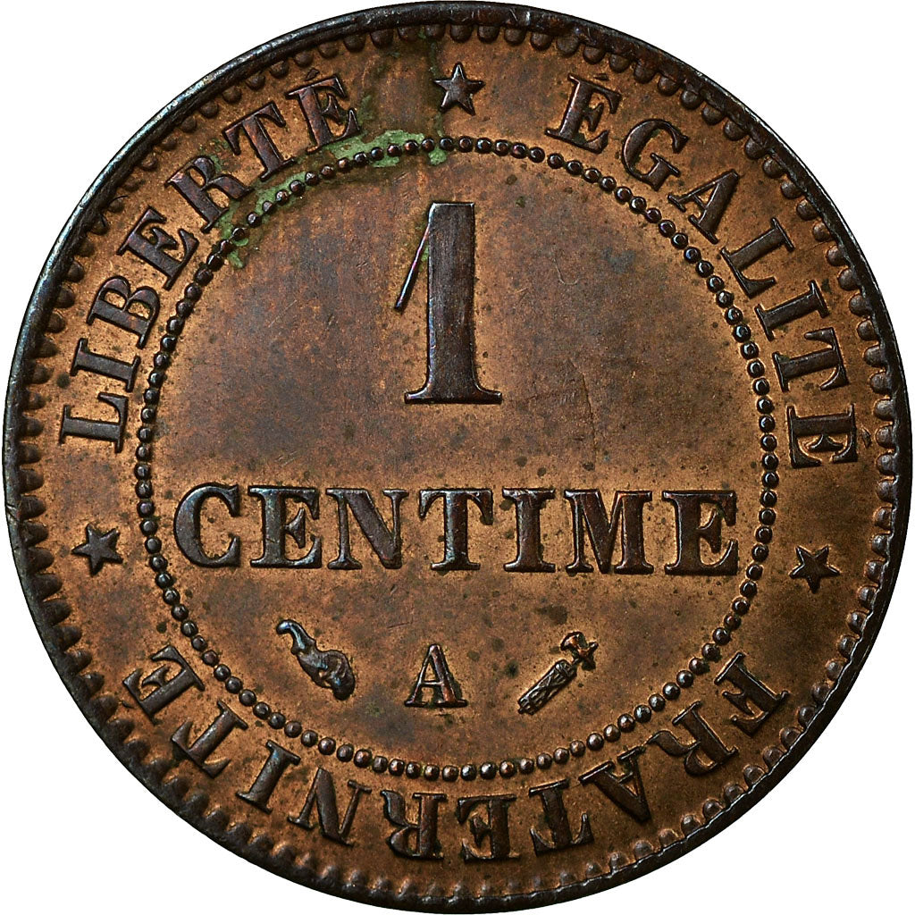 Coin, France, Cérès, Centime, 1896, Paris, MS(60-62), Bronze, KM:826.1