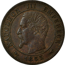 Coin, France, Napoleon III, Napoléon III, Centime, 1853, Paris, AU(50-53)