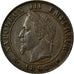 Coin, France, Napoleon III, Centime, 1862, Strasbourg, Large BB, AU(55-58)