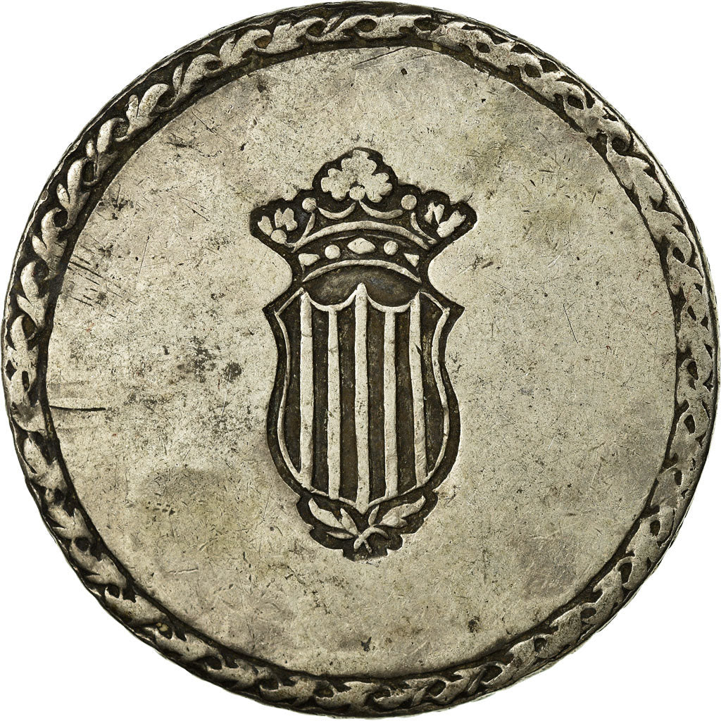 Münze, Spanien, TARRAGONA, Ferdinand III, 5 Pesetas, 1809, Tarragona, S+