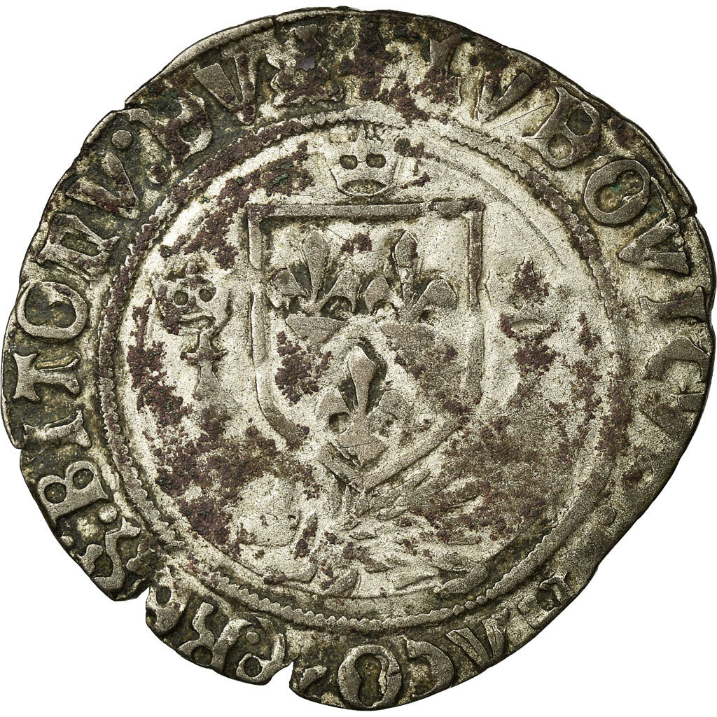 Coin, France, Louis XII, Douzain au porc-épic de Bretagne, 1507, Nantes