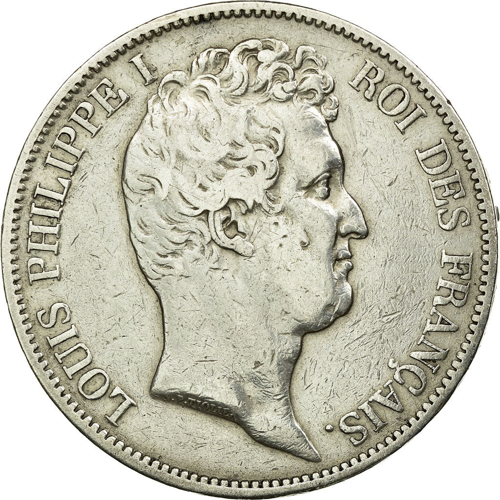 Coin, France, Louis-Philippe, 5 Francs, 1831, Rouen, VF(20-25), Silver