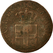 Coin, Greece, Othon, 5 Lepta, 1833, Athens, VF(20-25), Copper, KM:16