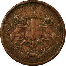 Moneta, INDIA - BRITANNICA, 1/12 Anna, 1 Pie, 1835, Madras, MB+, Rame, KM:445