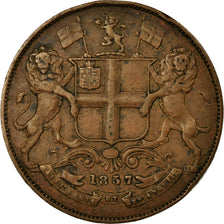 Coin, INDIA-BRITISH, 1/4 Anna, 1857, EF(40-45), Copper, KM:463.1