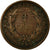 Monnaie, Straits Settlements, Victoria, 1/4 Cent, 1845, TB, Cuivre, KM:1