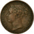 Monnaie, Straits Settlements, Victoria, 1/2 Cent, 1845, TB+, Cuivre, KM:2