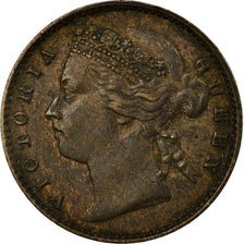 Coin, Straits Settlements, Victoria, 1/4 Cent, 1884, EF(40-45), Bronze, KM:7a