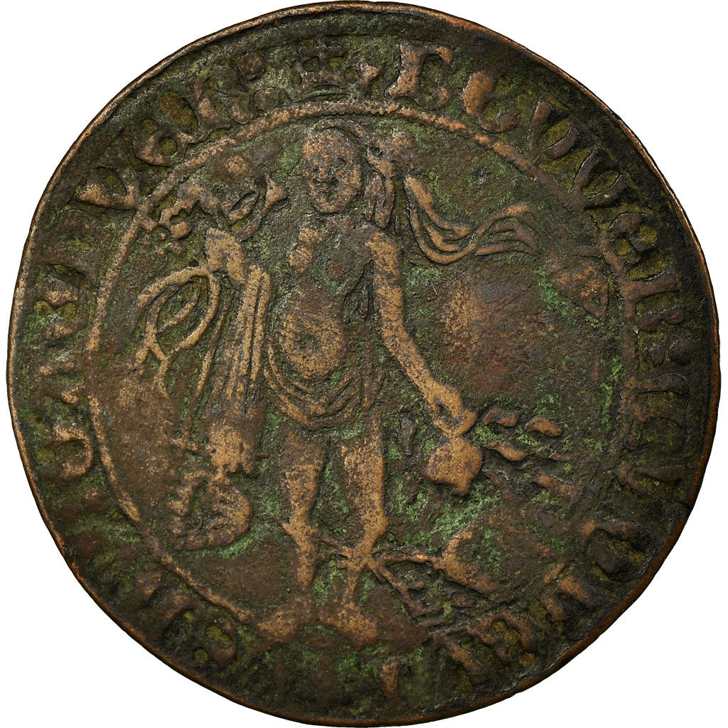 Francia, Token, token count, Jeton à la Vénus, XVIth Century, BB, Bronzo