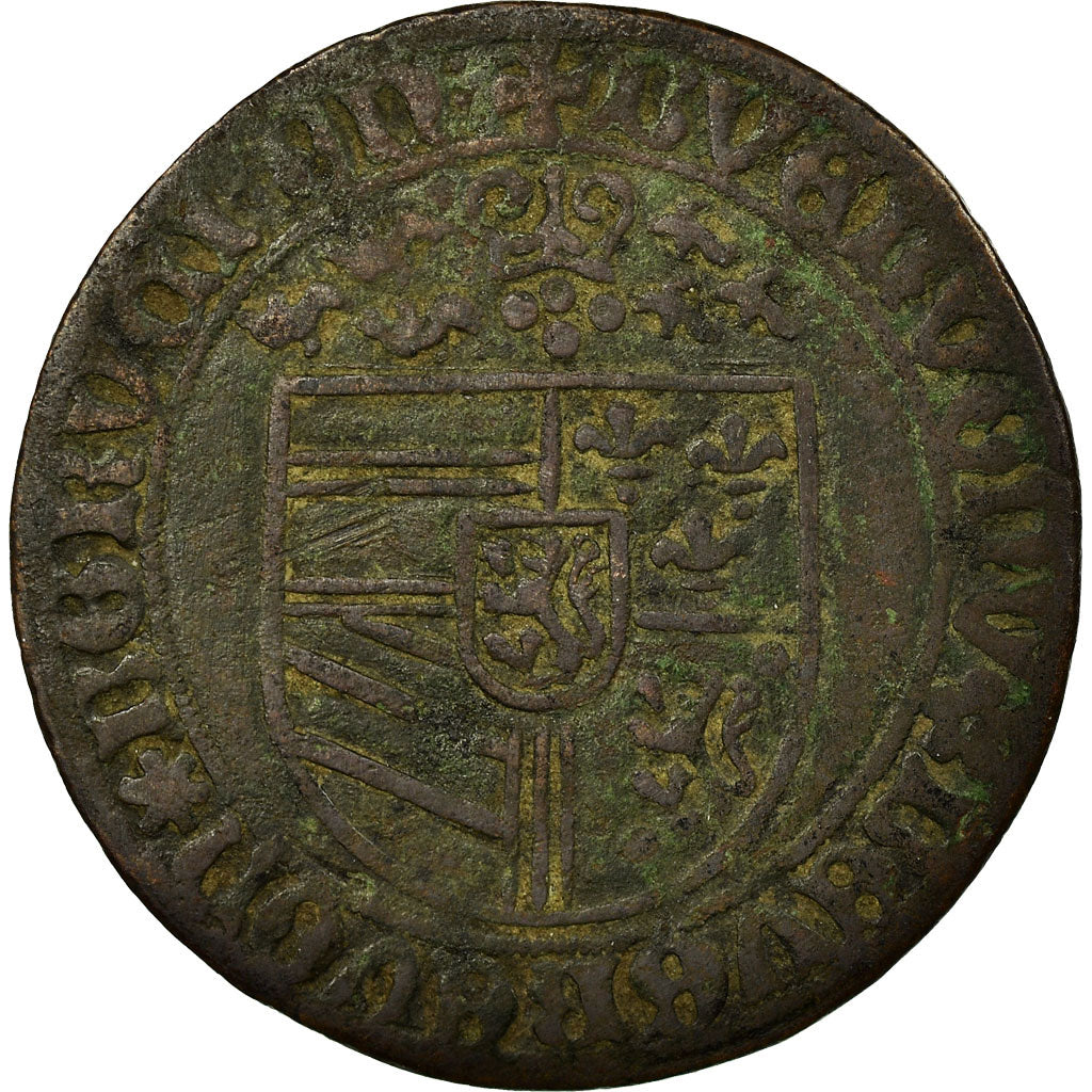 Francia, Token, token count, Jeton à la Vénus, XVIth Century, BB, Bronzo