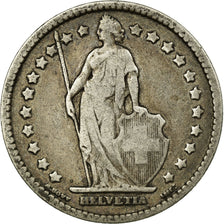 Coin, Switzerland, Franc, 1887, Bern, VF(20-25), Silver, KM:24