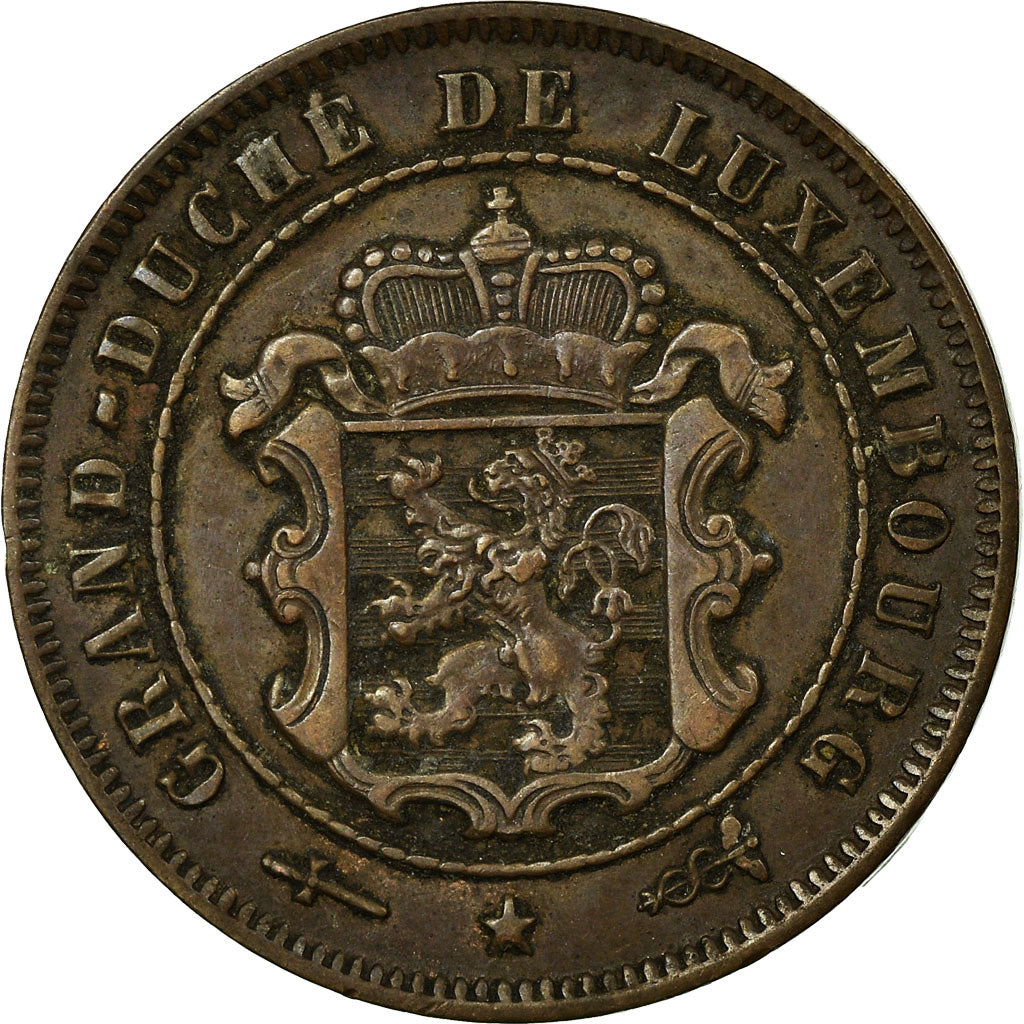 Moneta, Lussemburgo, William III, 2-1/2 Centimes, 1901, Utrecht, BB+, Bronzo