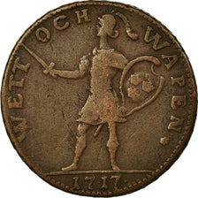 Coin, Sweden, Carl XII, Daler, 1717, VF(30-35), Copper, KM:355