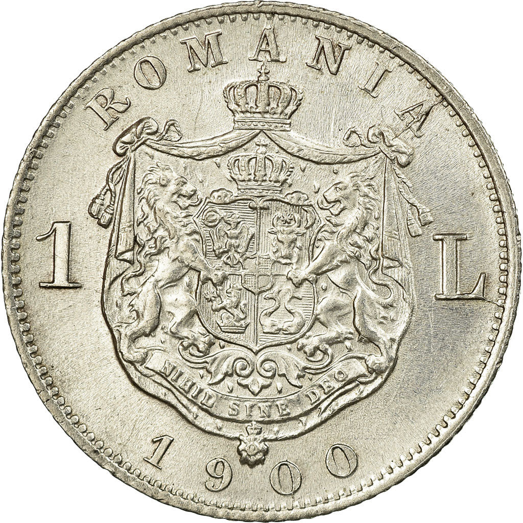 Münze, Rumänien, Carol I, Leu, 1900, VZ, Silber, KM:24