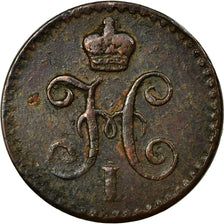 Moneda, Rusia, Nicholas I, Polushka, 1/4 Kopek, 1840, St. Petersburg, BC+